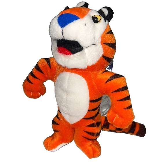 Kellogg’s Other - Vintage 1990s Kellogg's Tony the Tiger Plush Stuffed Toy 10‎ Inch